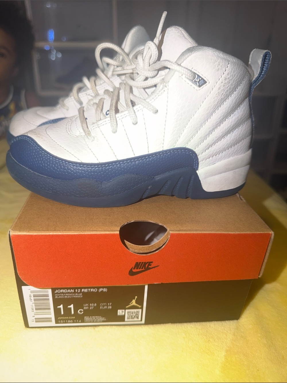 100% Authentic Jordan 12s Kids Size 11C Comes With Original Box
